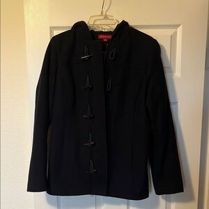 Merona Women's Navy Toggle Coat